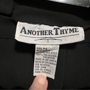 Black Wide Leg Evening Event Pants